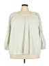 Lane Bryant Green 3/4 Sleeve Blouse Size 26 - 28 Plus - photo 1