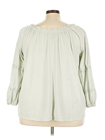 Lane Bryant 3/4 Sleeve Blouse (view 2)