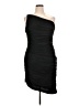 DKNY 100% Polyester Black Cocktail Dress Size 16 - photo 1