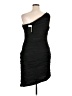 DKNY 100% Polyester Black Cocktail Dress Size 16 - photo 2