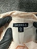 George Color Block Ivory Long Sleeve Blouse Size L - photo 7