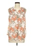 Tribal 100% Polyester Orange Sleeveless Blouse Size M - photo 1