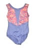 Cat & Jack Graphic Blue One Piece Swimsuit Size 8 - photo 1
