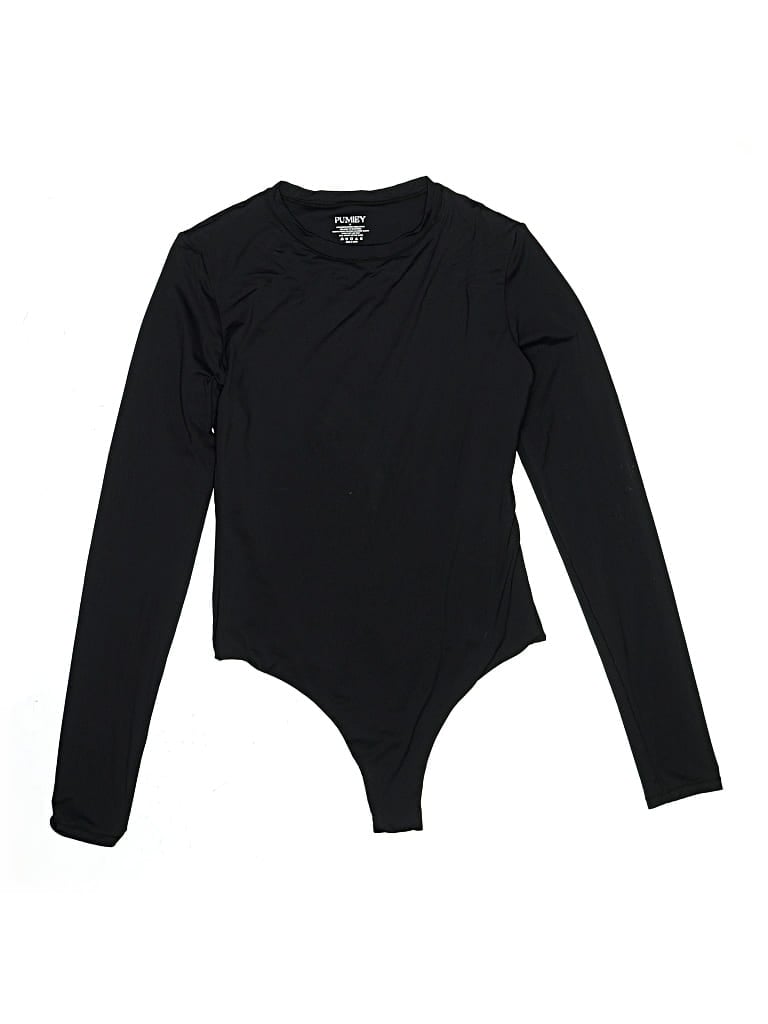 Pre-owned Pumiey Bodysuit In Black