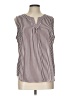 Van Heusen 100% Polyester Stripes Brown Sleeveless Blouse Size L - photo 1