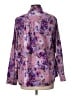 Roaman's 100% Polyester Purple Long Sleeve Polo Size 14 - photo 2