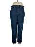 Lovesick Solid Blue Jeans Size 14 - photo 1