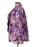 Roaman's 100% Polyester Purple Long Sleeve Polo Size 14 - photo 5