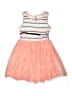 Beautees Stripes Orange Dress Size 12 - photo 1