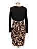 Thalia Sodi Animal Print Brown Cocktail Dress Size L - photo 2
