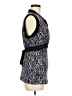 Studio 1940 Black Sleeveless Top Size M - photo 4