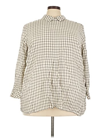 J.Jill 3/4 Sleeve Button-Down Shirt (view 1)