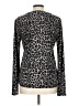 MICHAEL Michael Kors Animal Print Gray Long Sleeve Top Size L - photo 2