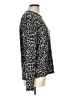 MICHAEL Michael Kors Animal Print Gray Long Sleeve Top Size L - photo 4