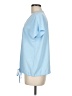 Fred David 100% Polyester Blue Short Sleeve Top Size M - photo 5