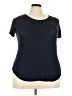 Evans 100% Viscose Blue Short Sleeve T-Shirt Size 22 - photo 1