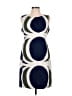 Tabitha 100% Cotton Graphic Blue Cocktail Dress Size 10 - photo 1