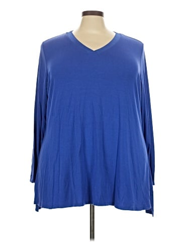 H By Halston 3/4 Sleeve T-Shirt (view 1)