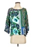 Tiny 100% Rayon Green 3/4 Sleeve Blouse Size XS - photo 1