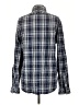 Express Plaid Blue Long Sleeve Button-Down Shirt Size L - photo 2