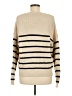 Sanctuary Stripes Ivory Turtleneck Sweater Size M - photo 2