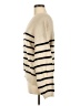 Sanctuary Stripes Ivory Turtleneck Sweater Size M - photo 5