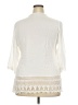 Solitaire 100% Rayon Ivory 3/4 Sleeve Blouse Size 2X - photo 2