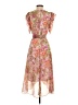 DKNY Paisley Pink Cocktail Dress Size 2 - photo 2