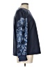 Emery Rose 100% Polyester Paisley Blue Sweatshirt Size L - photo 4