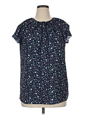 SimpleFun Short Sleeve Blouse (view 1)