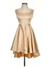 Windsor Solid Tan Cocktail Dress Size 1 - 2 - photo 1