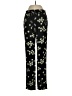 A.L.C. 100% Polyester Floral Black Casual Pants Size 2 - photo 1