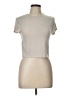 Divided by H&M Ivory Short Sleeve Turtleneck Size L - photo 1