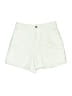 Zara Solid Ivory Shorts Size 6 - photo 1