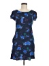 ModCloth 100% Rayon Graphic Blue Casual Dress Size M - photo 1