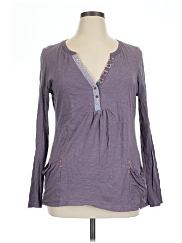 Little Yellow Button Long Sleeve Top (view 1)