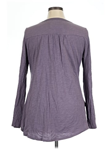 Little Yellow Button Long Sleeve Top (view 2)