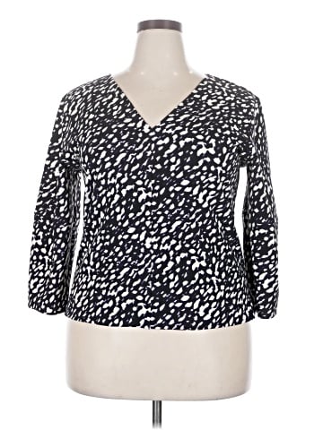 Brass 3/4 Sleeve Blouse (view 1)