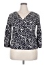 Brass Black 3/4 Sleeve Blouse Size XXL - photo 1