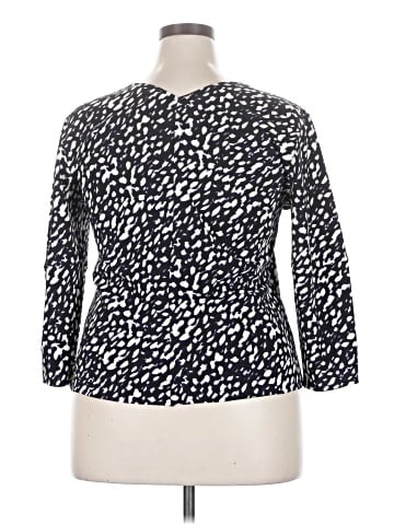 Brass 3/4 Sleeve Blouse (view 2)