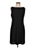 BCBG 100% Polyester Solid Black Casual Dress Size L - photo 1