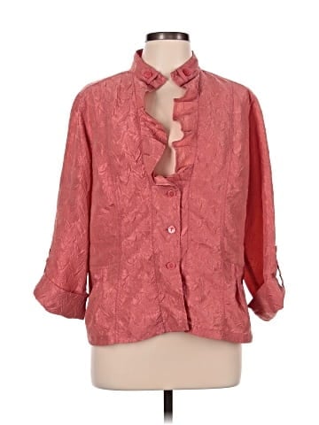 Chico's 3/4 Sleeve Button-Down Shirt (view 1)