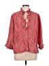 Chico's Red 3/4 Sleeve Button-Down Shirt Size Lg (2) - photo 1