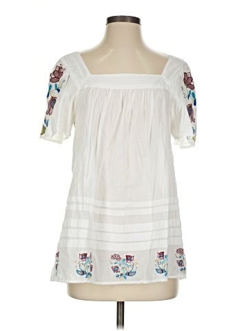 By Anthropologie Short Sleeve Blouse (view 1)