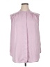 Worthington 100% Polyester Pink Sleeveless Blouse Size XL - photo 1