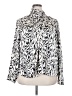 H&M 100% Polyester Animal Print Ivory Long Sleeve Blouse Size XXL - photo 1