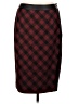 The Limited Plaid Burgundy Formal Skirt Size 12 - photo 1