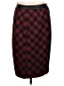 The Limited Plaid Burgundy Formal Skirt Size 12 - photo 2