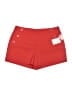 Elle Solid Red Shorts Size 10 - photo 1