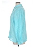 Alfred Dunner Chevron-herringbone Teal Long Sleeve Blouse Size 16 - photo 5